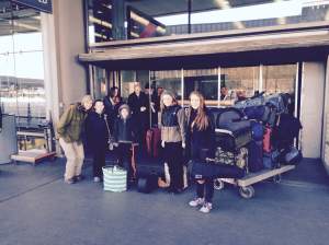 Checking in at the airport